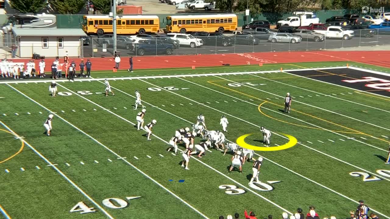 2026 game film with Ibrahima highlighted before the snap